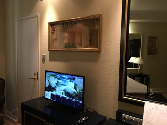 ヘルシンキのホテルセウラフオネのテレビ