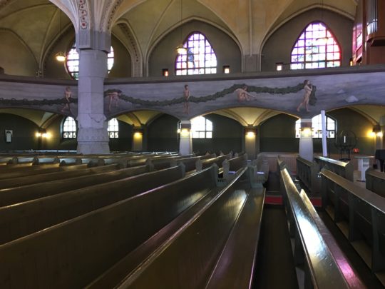 タンペレ大聖堂の内部