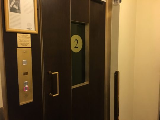 ヘルシンキのホテルセウラフオネのエレベーター
