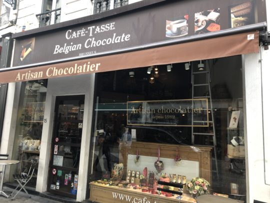 CAFE TASSE ベルギーチョコお土産