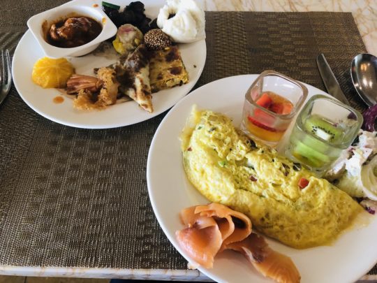 ムリアリゾート ザ・カフェのビュッフェ朝食