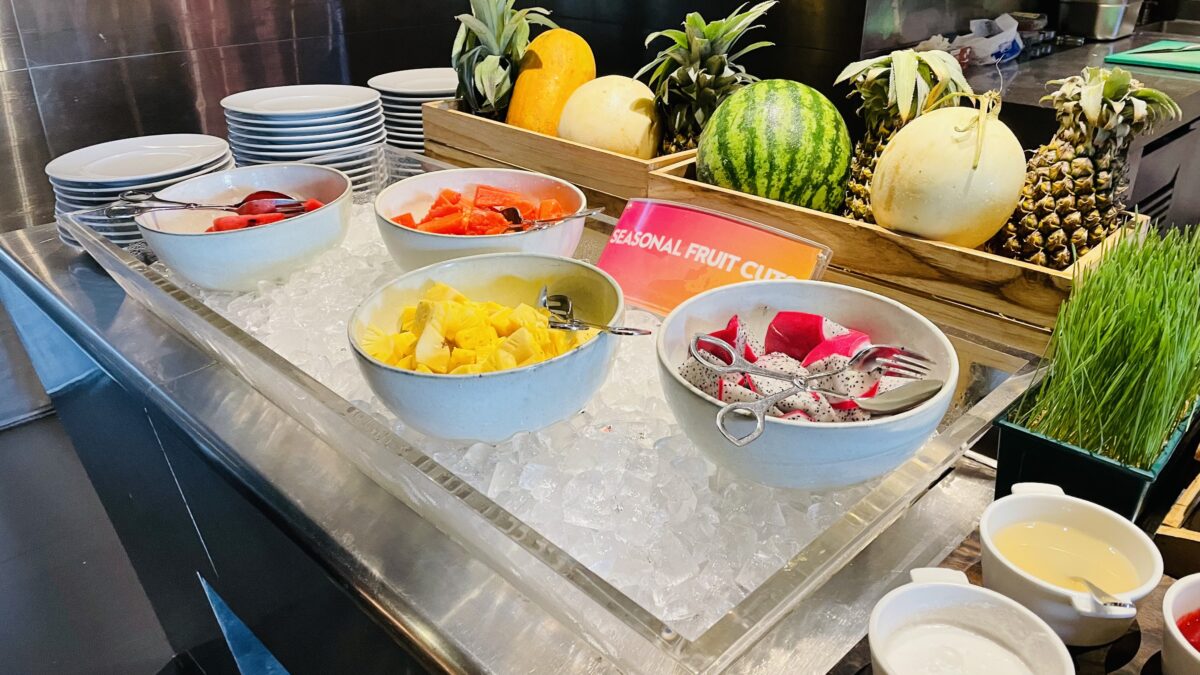 Wバンコクホテルの朝食　フルーツ