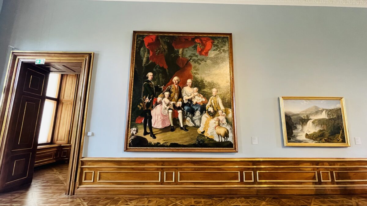 ベルヴェデーレ宮殿上宮美術館に展示されている「マリアテレジアとその家族」