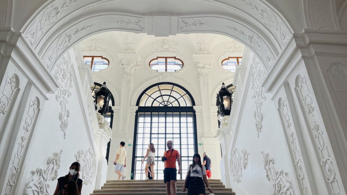ベルヴェデーレ宮殿上宮の階段