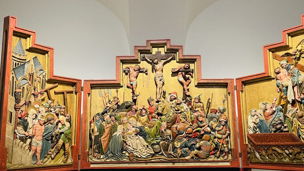 ベルヴェデーレ宮殿上宮に展示されている「Znaimer Altar」