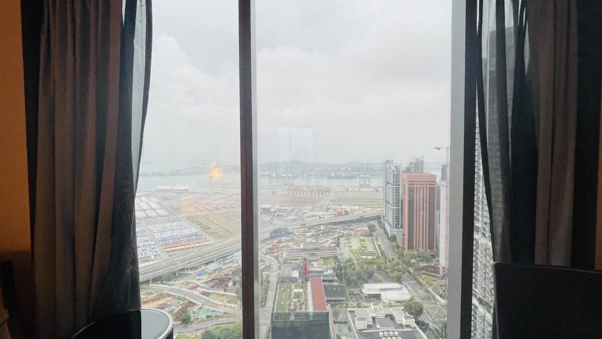ザ・ウェスティン・シンガポール 40階からの眺め