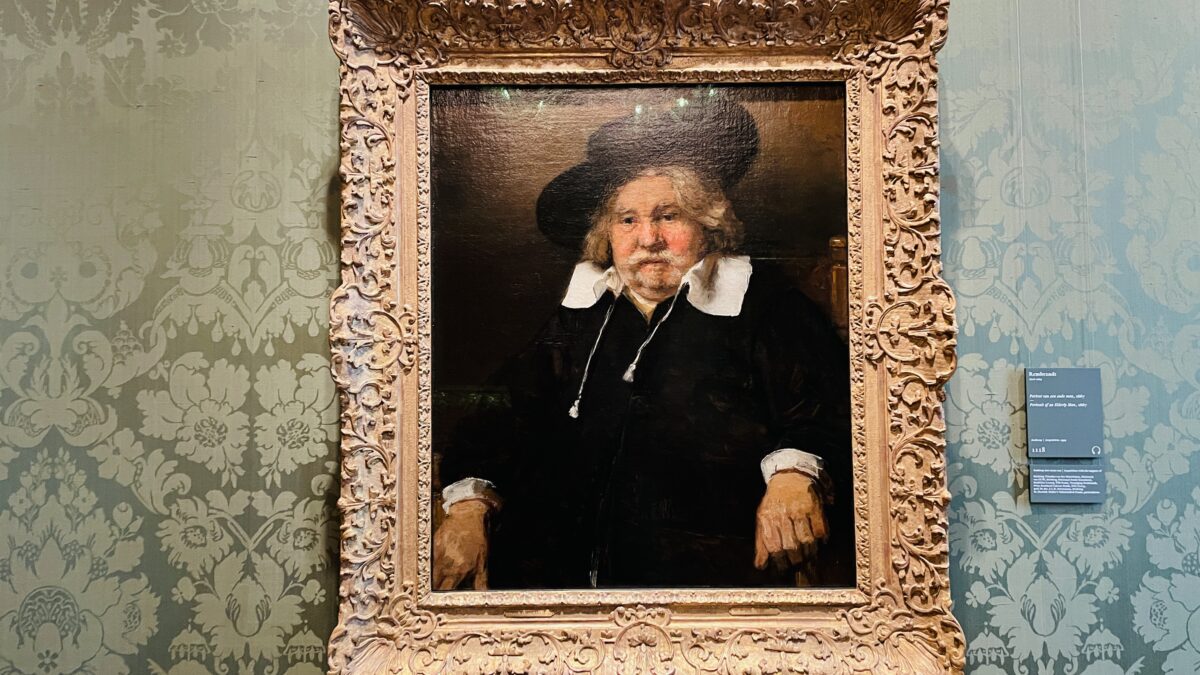 マウリッツハイス美術館 レンブラント「老人の肖像」
