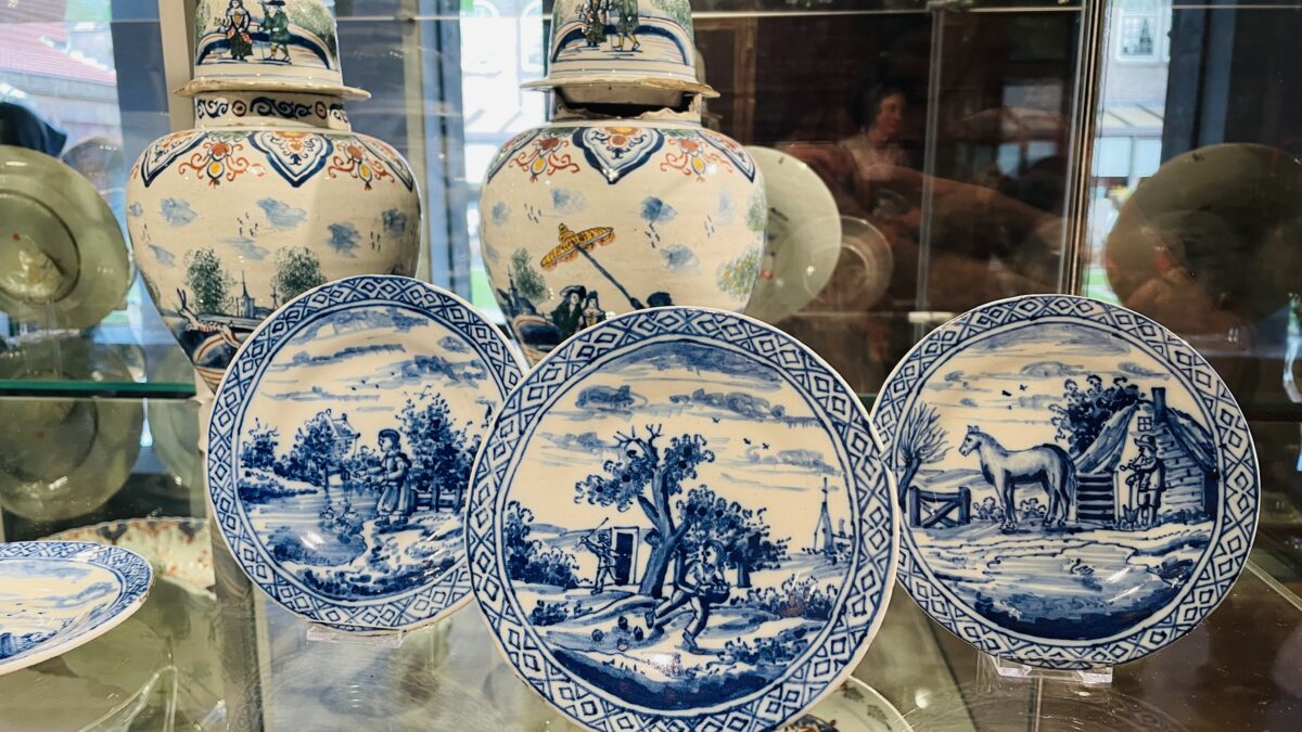 超美品の オランダ 現地購入 ロイヤルデルフト Royal DELFT 1653 置物