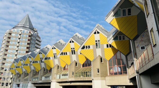 ロッテルダムのヘンテコ建築「キュービックハウス」に入ってみた