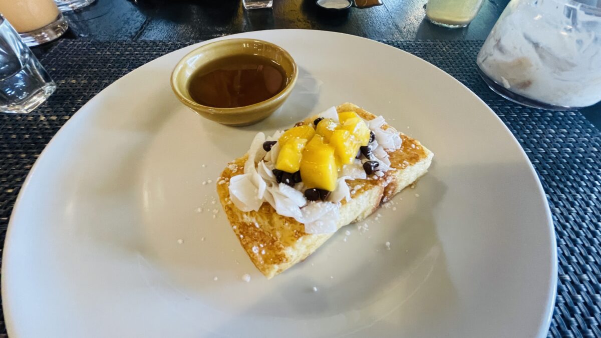 The Naka Islandの朝食ブリオッシュ・フレンチトースト