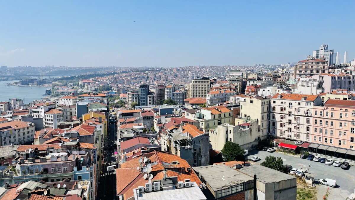 ガラタ塔から見えるイスタンブールの街並み（新市街側）