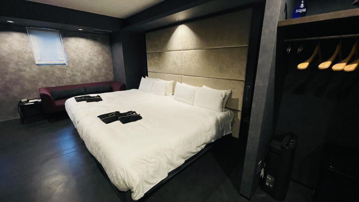 ランドーホテル広島プレステージの客室ベッド