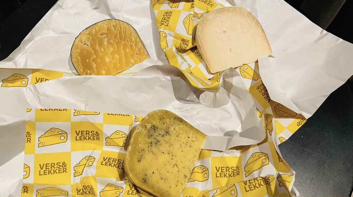 フローニンゲンのチーズ専門店で購入したローカルチーズ