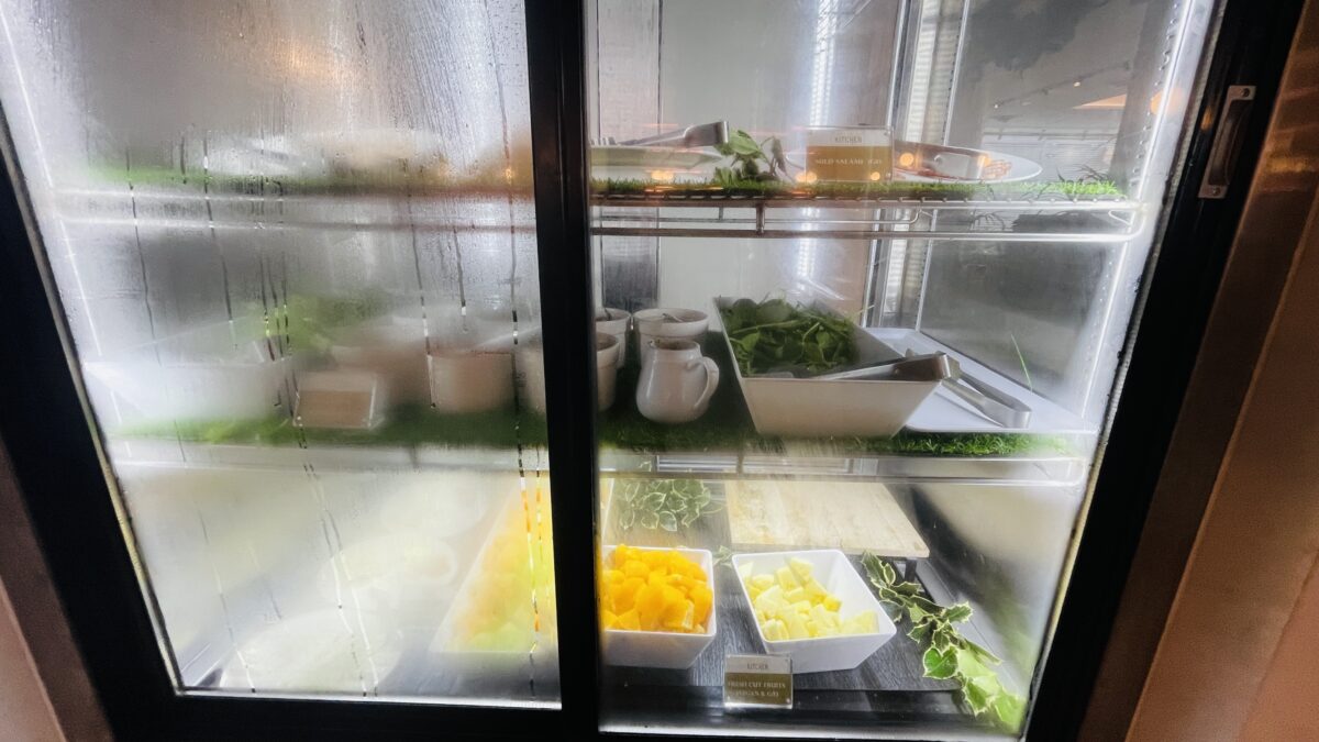 シェラトンホテルメルボルンの朝食 野菜とフルーツ