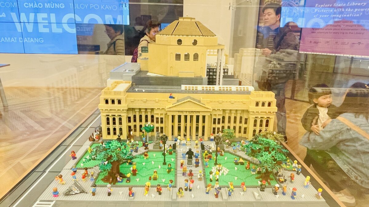 メルボルン ヴィクトリア州立図書館のレゴ