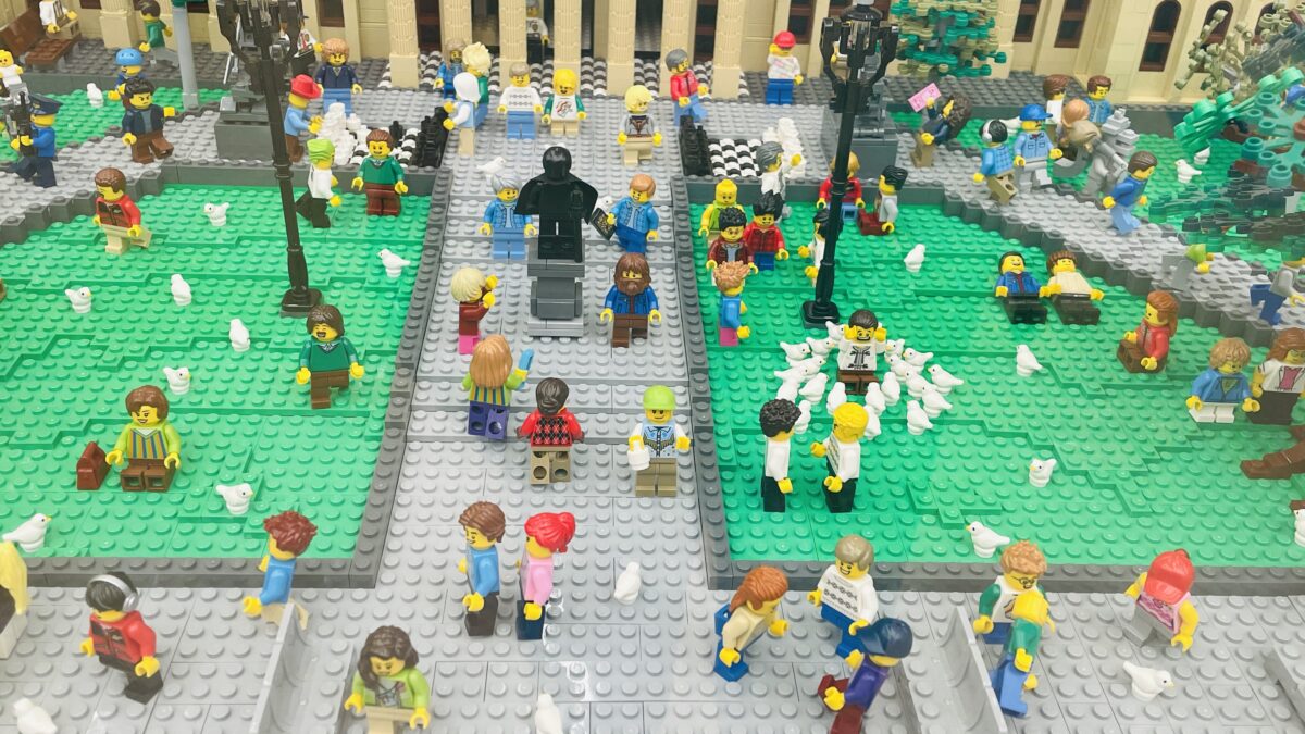 メルボルン ヴィクトリア州立図書館のレゴ拡大