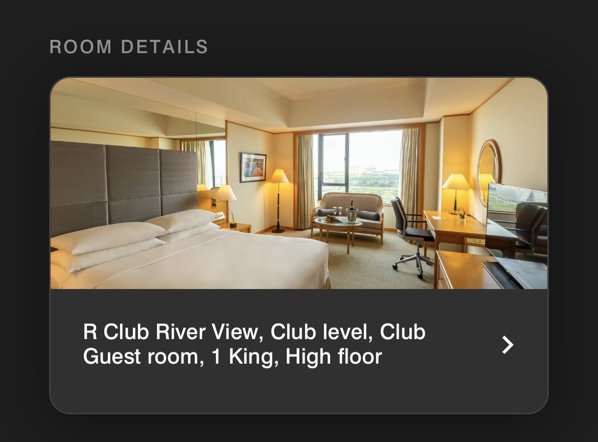 ルネッサンス・リバーサイト・ホテル・サイゴンのクラブフロアのお部屋のリスティング