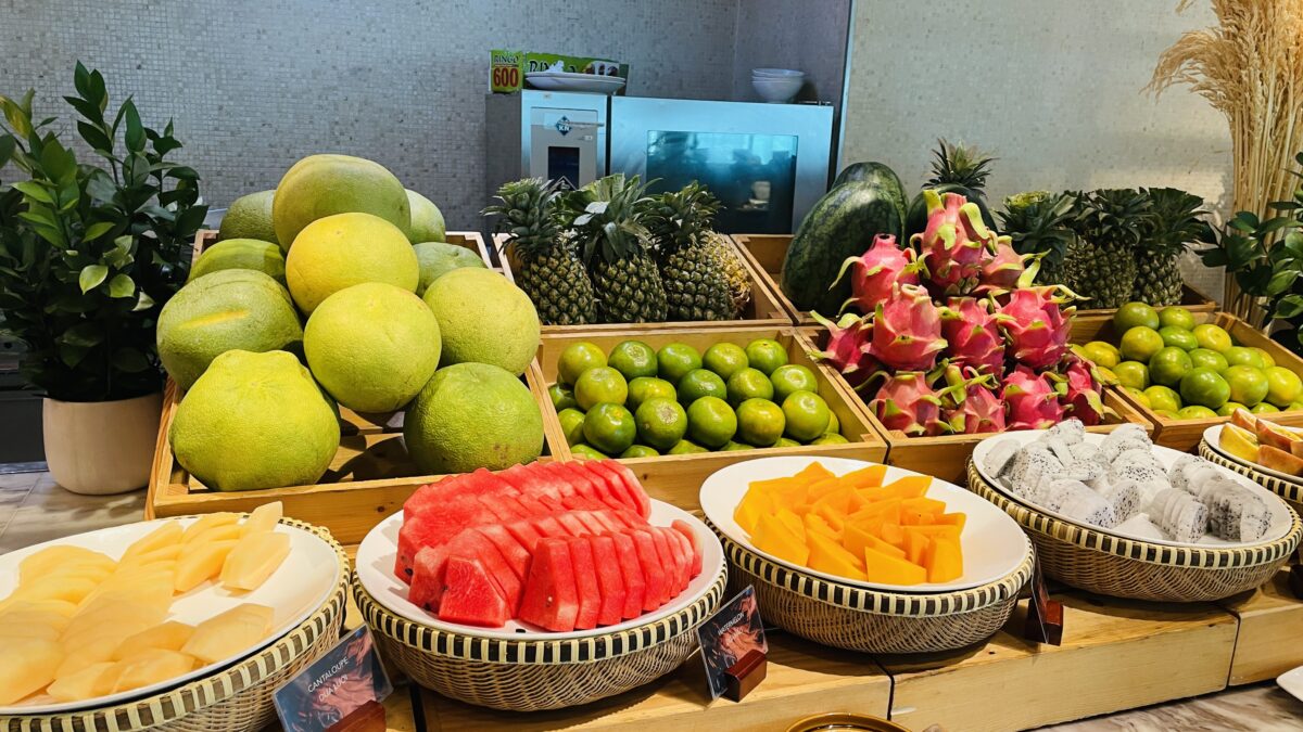 ルメリディアン・サイゴンの朝食 フルーツコーナー