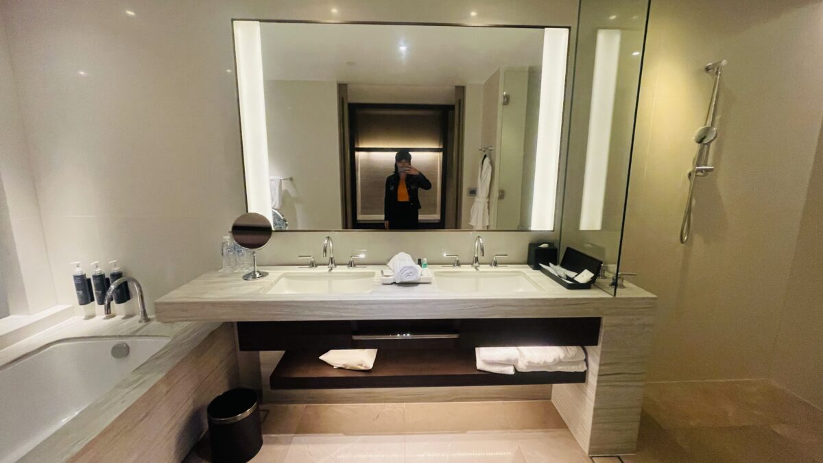 ウェスティン・パース(The Westin Perth)のクラブスイートルーム(洗面台)
