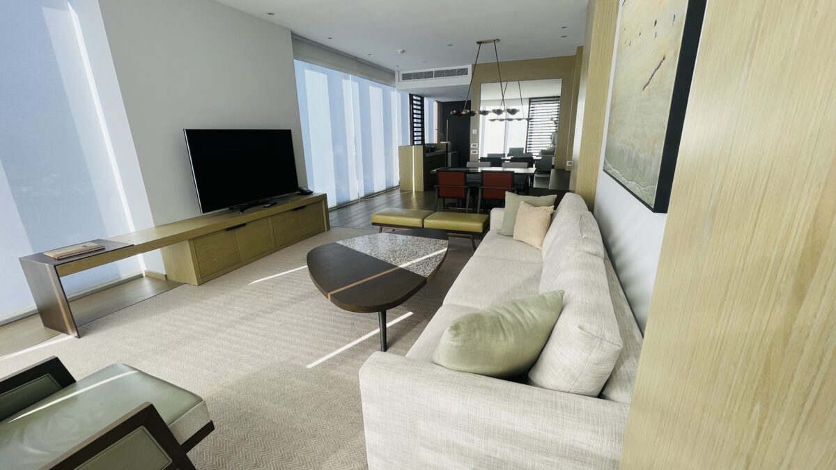 ウェスティン・パース(The Westin Perth)のクラブスイートルーム(リビング)