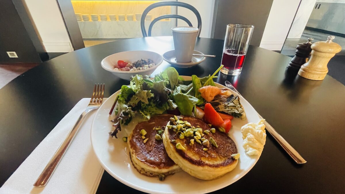 ウェスティン・パース(The Westin Perth)の朝食 リコッタパンケーキ