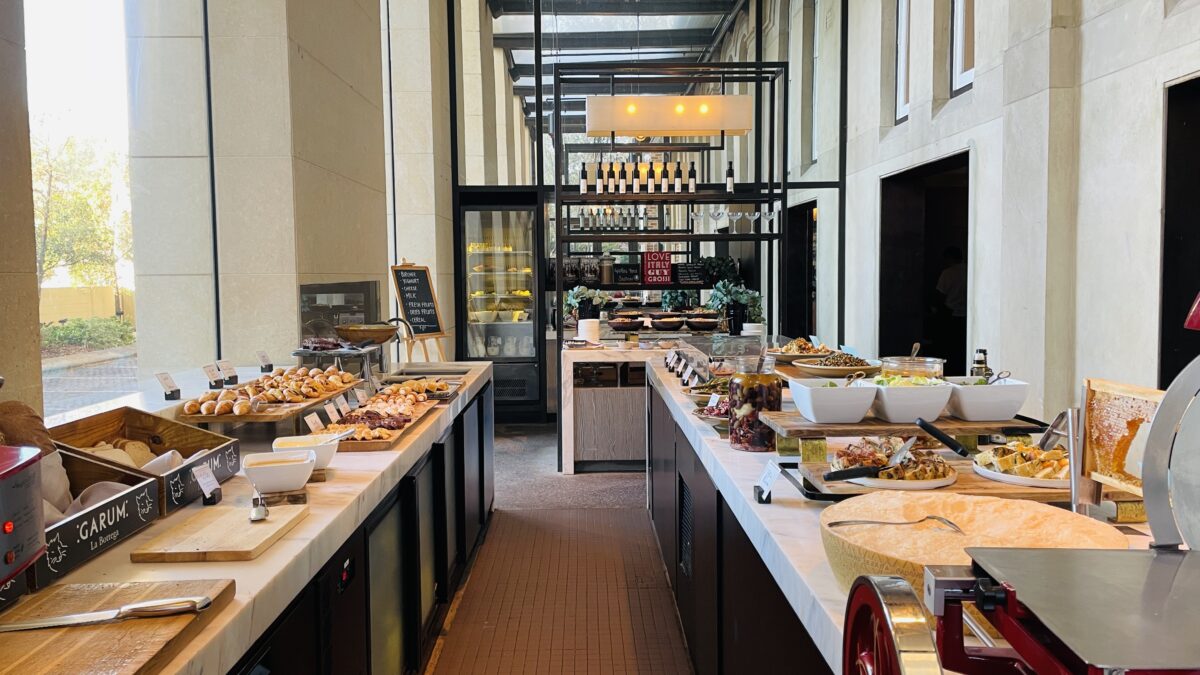 ウェスティン・パース(The Westin Perth)の朝食 冷菜エリア