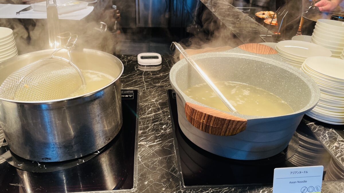 ウェスティンホテル横浜の朝食会場 ヌードルスタンド