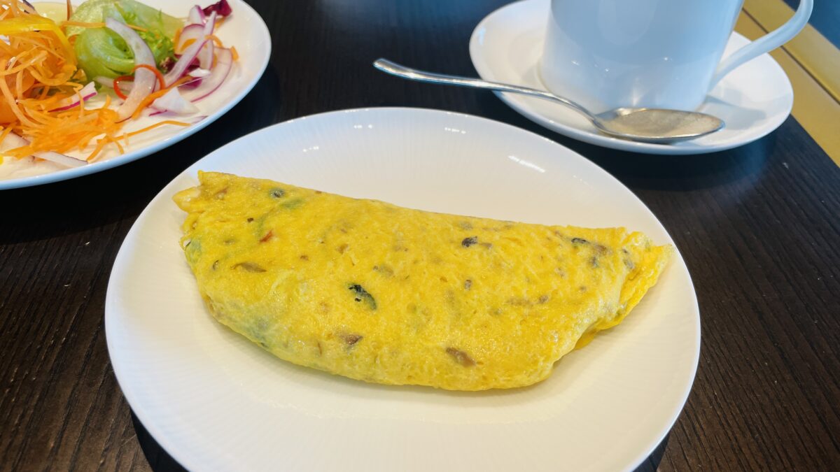 ウェスティンホテル横浜の朝食 オムレツ