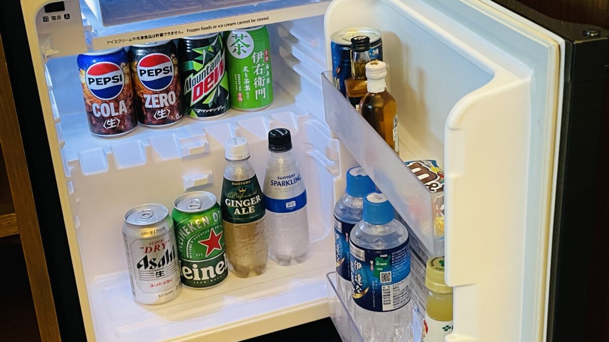 ウェスティンホテル仙台 スーペリアゲストルーム 飲み物無料