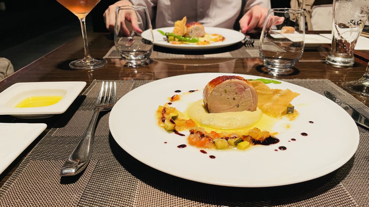 ウェスティンホテル仙台 レストランシンフォニー コース お肉料理