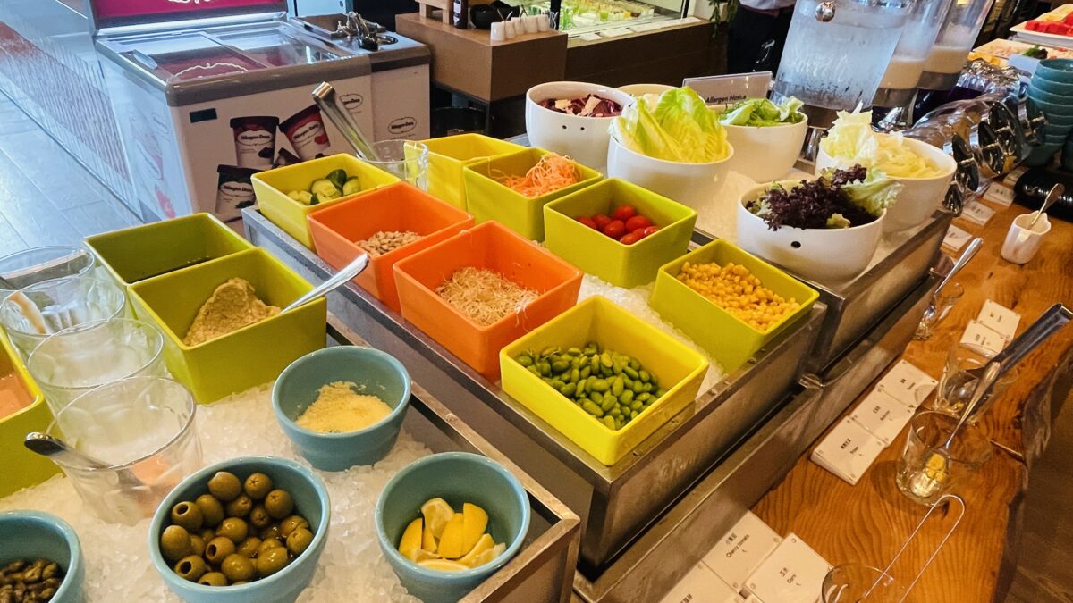 W台北 朝食 サラダバー