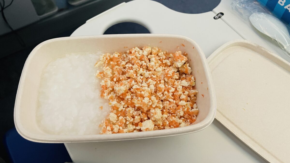 ANA 台北(松山)→羽田 NH852便 乳児用機内食