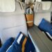 ルフトハンザ航空ビジネスクラスの座席（最前列）